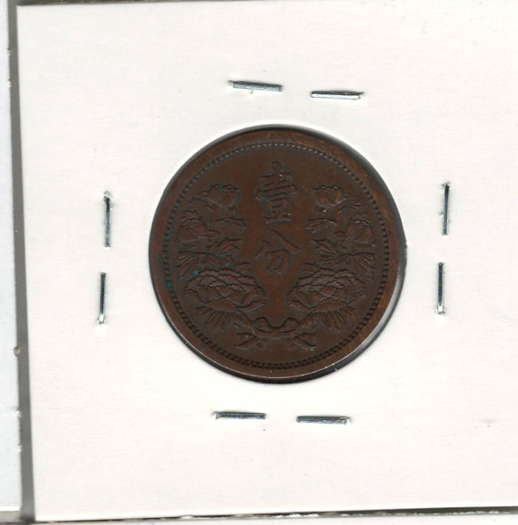 China: Manchukuo: 1937 Fen