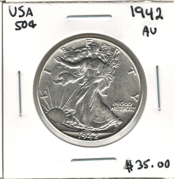 United States: 1942 50 Cent AU