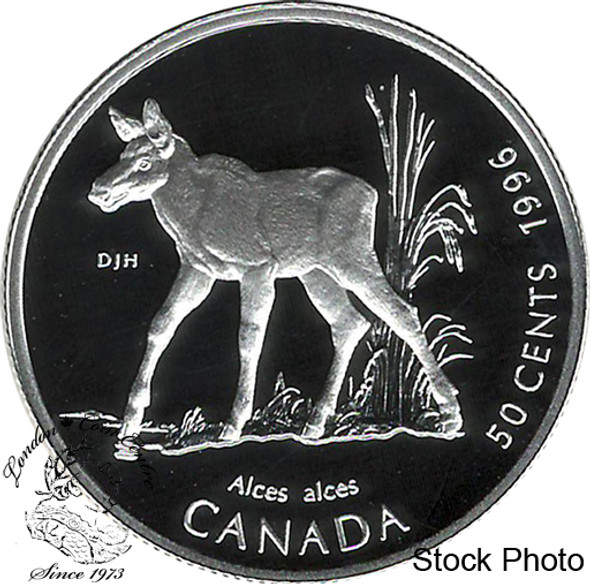 Canada: 1996 50 Cents  Little Wild Ones Coin - Moose Calf