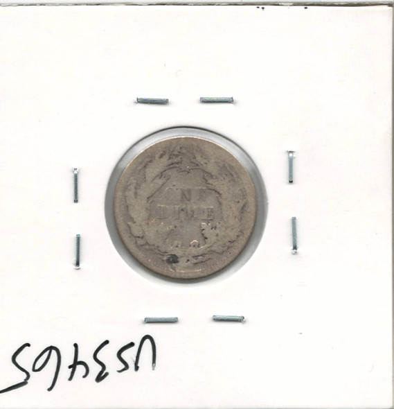 United States: 1876 10 Cent VG