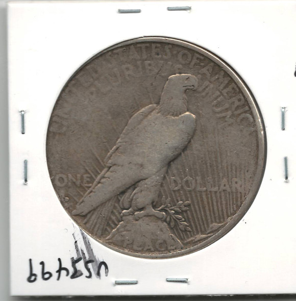 United States: 1934D Peace Dollar F12