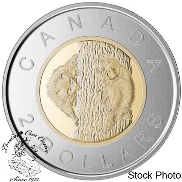 Canada: 2015 2 Dollar Raccoon Specimen