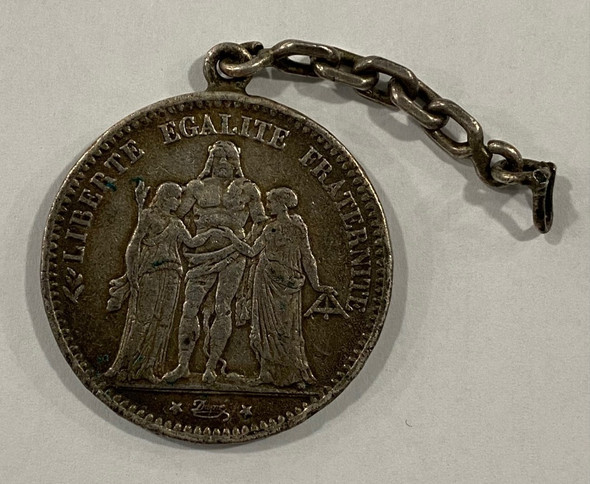 France: 1875A 5 Francs on Chain