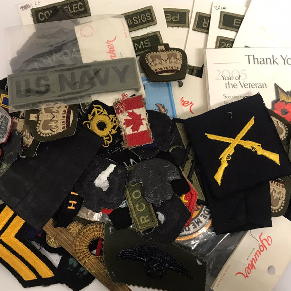 Large Lot of Military Patches
