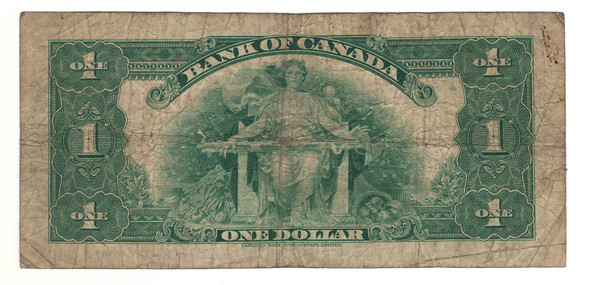 Canada: 1935 $1 Banknote - Bank  of Canada  English  BC-1a