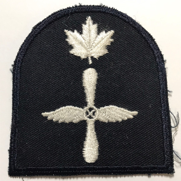 Canada: Post War Era Royal Navy Military Patch (Winged Propeller and Maple Leaf) (Style 1)