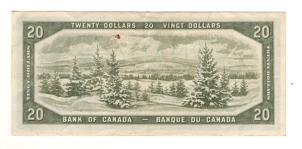 Canada: 1954 $20 Bank Of Canada Banknote  BC-41b