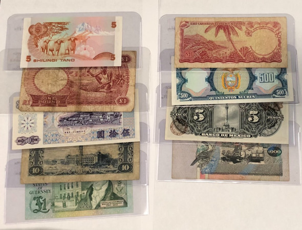 World Banknote Lot of 9 Pcs