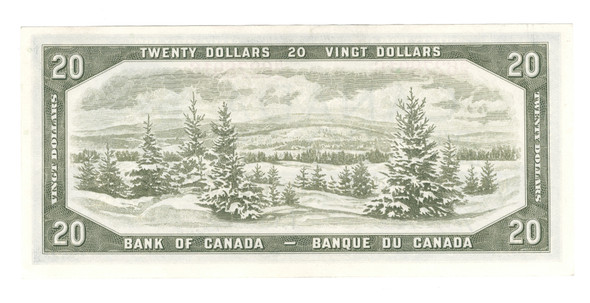 Canada: 1954 $20 Bank Of Canada Banknote BC-41b N/E