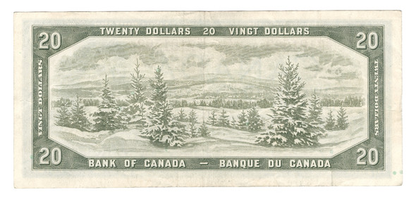 Canada: 1954 $20 Bank Of Canada Banknote BC-41b S/E