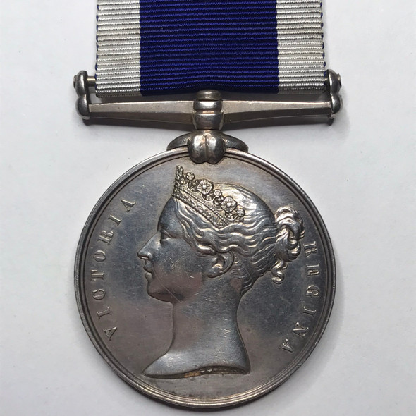 Great Britain: Royal Navy Long Service and Good Conduct Medal to Robert Pattison Gunner 7th Co. R.M.A.