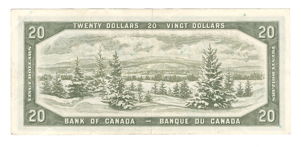 Canada: 1954 $20 Bank Of Canada  Banknote E/W