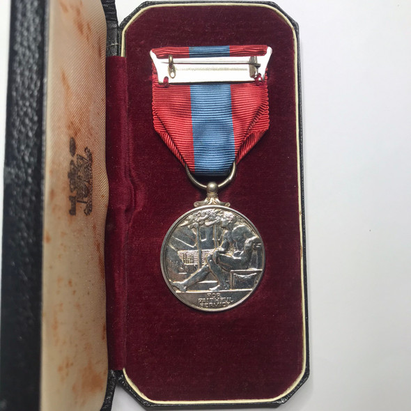 Great Britain: Imperial Service Medal to Cyril James Gagg