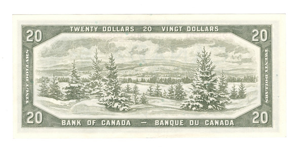 Canada: 1954 $20 Bank Of  Canada  Banknote W/E