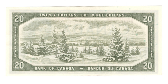 Canada: 1954 $20 Bank Of  Canada  Banknote  Z/E