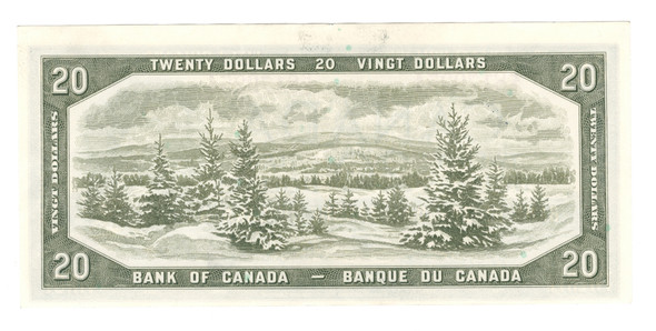 Canada: 1954 $20  Bank  Of  Canada  Banknote  P/E