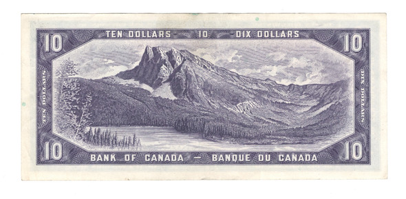 Canada: 1954 $10 Bank  Of  Canada  Banknote E/T