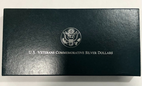 United States: 1994 US Veterans Commemorative Silver Dollars 3 Coin Set