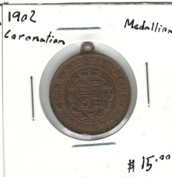 Great Britain: 1902 Coronation Medallion Great Britain: 1902 Coronation Medallion