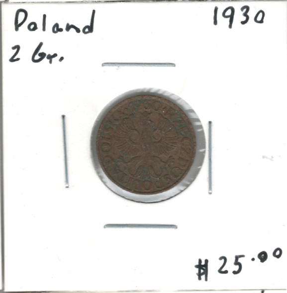 Poland: 1930 2 Grosze
