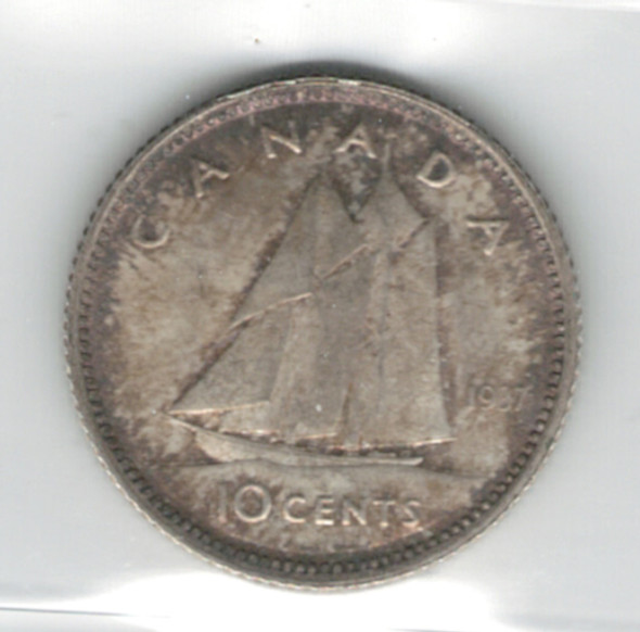 Canada: 1937 10 Cent ICCS MS64