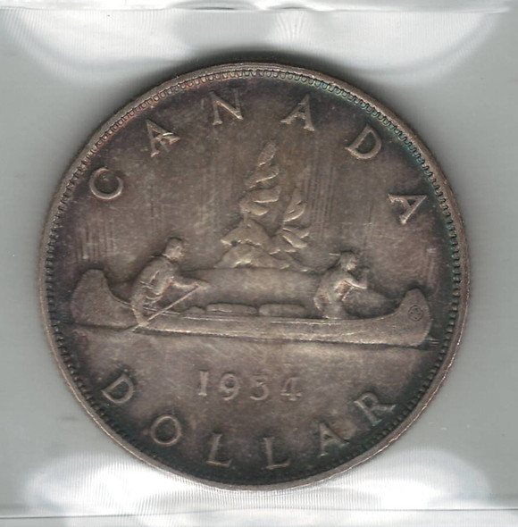 Canada: 1954 Silver Dollar SWL ICCS MS65 Canada: 1954 Silver Dollar SWL ICCS MS65