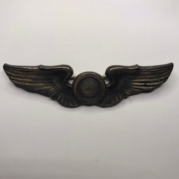 United States: WWII Era Sterling Silver Combat Observers Wings