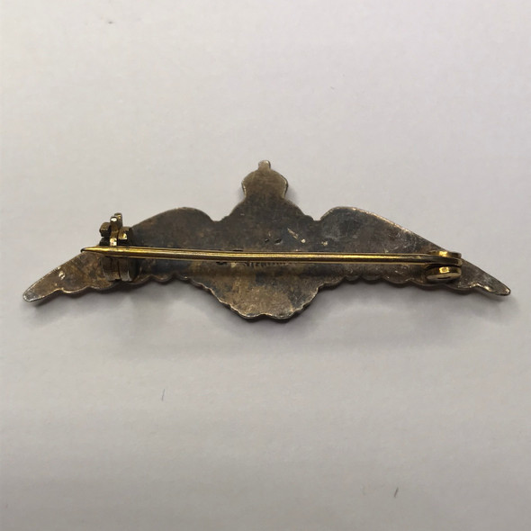 Canada : WWII R.C.A.F. Sterling Sweetheart Pin Canada : WWII R.C.A.F. Sterling Sweetheart Pin