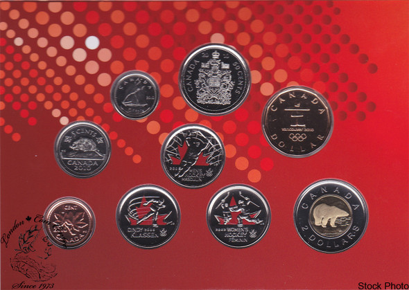 Canada: 2010 Proof Like / Uncirculated Special Edition Olympic Coin Set (16 Serration)