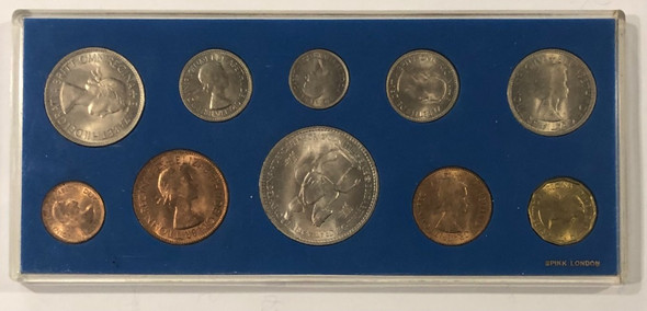 Great Britain: 1953 Coin Set in Plastic Case