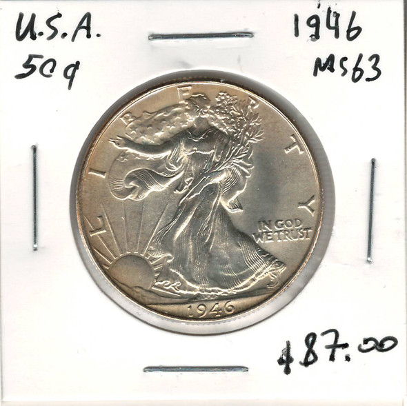 United States: 1946 50 Cent MS63