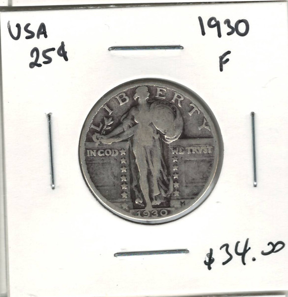 United States: 1930  25  Cent  F12