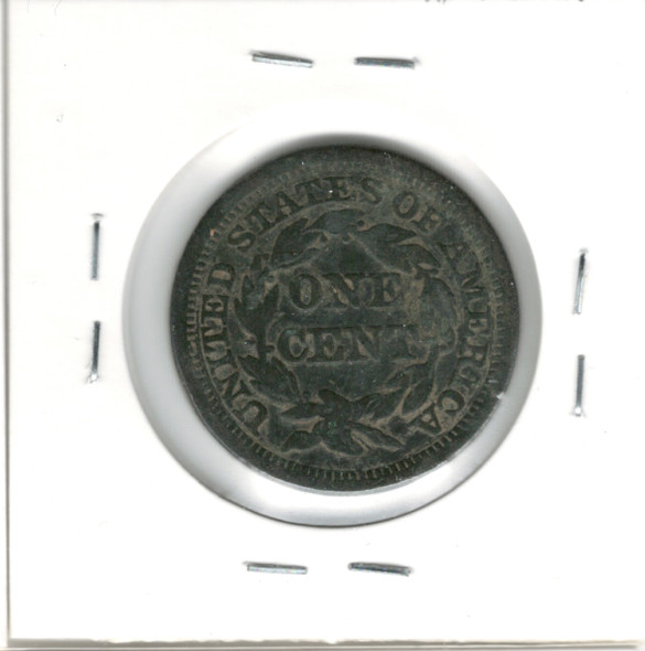 United States: 1845 1 Cent VG8