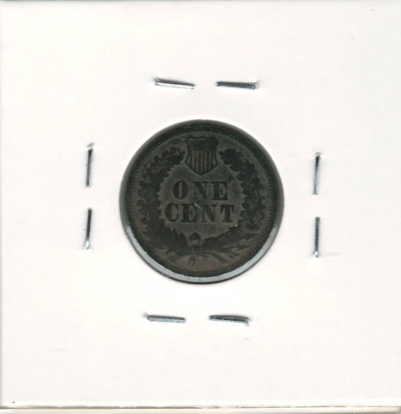 United States: 1865 1 Cent G4 with Scratch United States: 1865 1 Cent G4 with Scratch