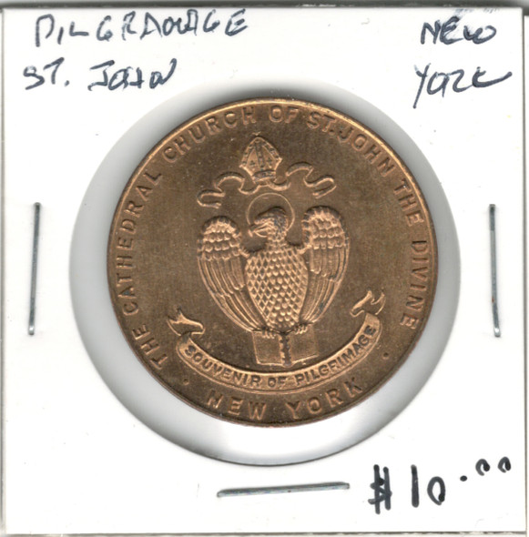 United States: St. John Church  New York  Token