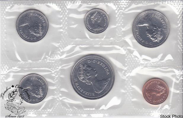 6 perfect coins in original sealed mint plastic Details about   1984 Canada Prooflike PL set 