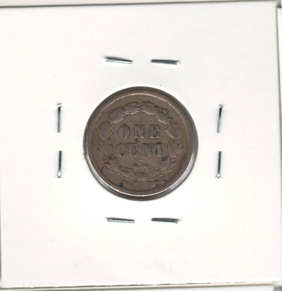 United States: 1859 1 Cent Small Letters F12 with Mark