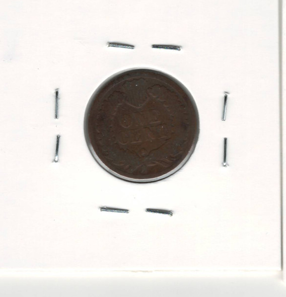 United States: 1879 1 Cent G4 with Scratch