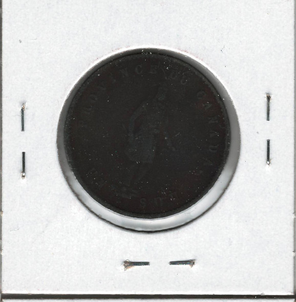 Quebec Bank: 1852 Half Penny  PC-3