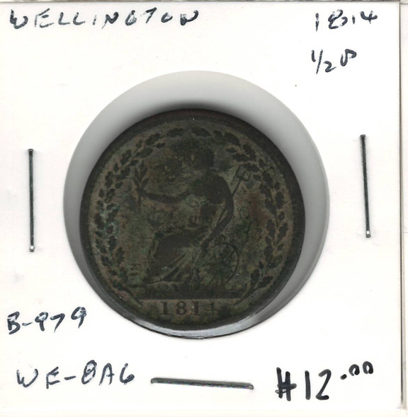 Wellington: 1814 Half Penny  WE-8A6