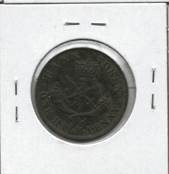 Bank of Upper Canada: 1852 Half Penny PC-5B1