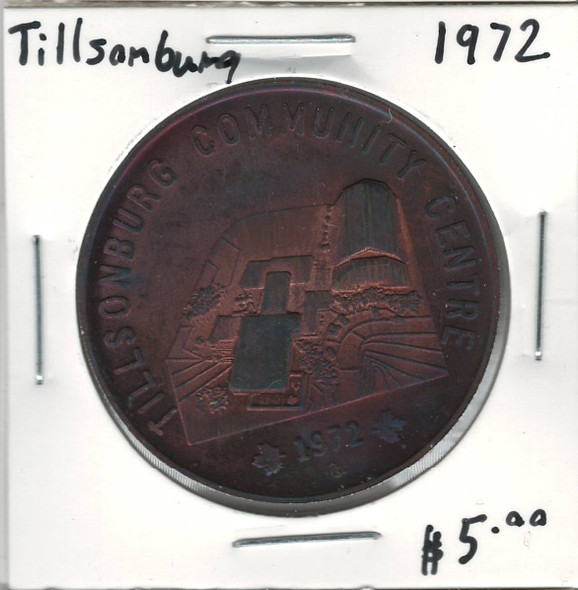 Canada: 1972 Tillsonburg Community Centre Token