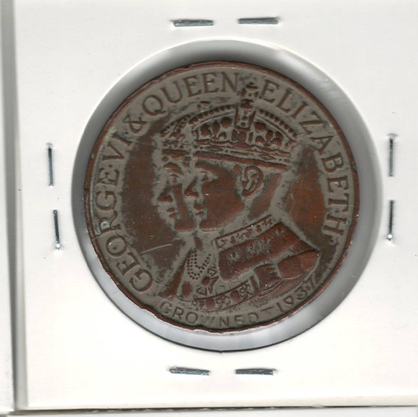 Canada: 1937 George & Elizabeth Ford V8 Windsor Ontario Token Canada: 1937 George & Elizabeth Ford V8 Windsor Ontario Token
