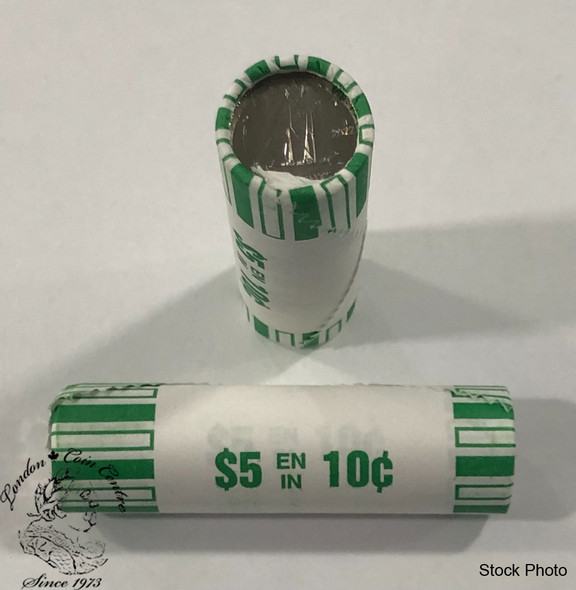 Canada: 2022 10 Cent Dime Original Coin Roll (50 Coins)