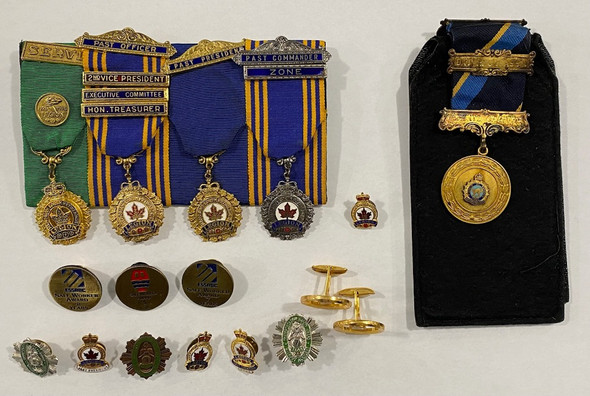 Canada: Legion Medal/Pin Collection Lot Canada: Legion Medal/Pin Collection Lot