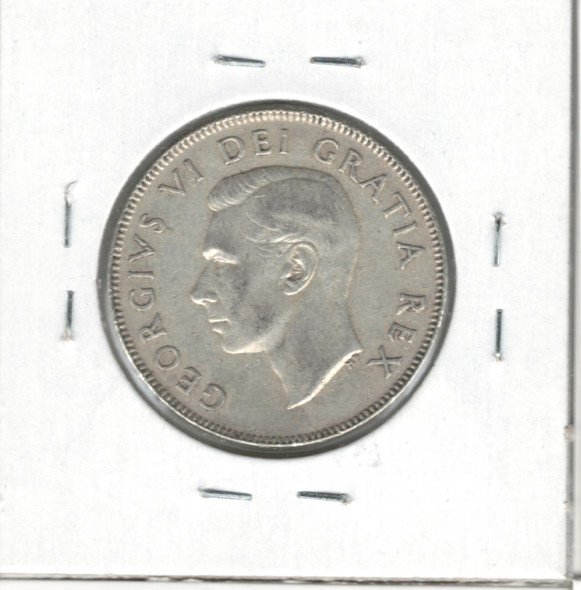 Canada: 1951 50 Cents Error in Ear