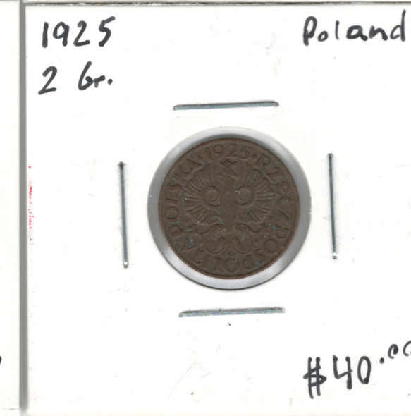 Poland: 1925  2 Grosze