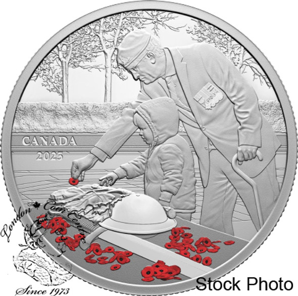 Canada: 2023 $20 Remembrance Day 1 oz Pure Silver Coin