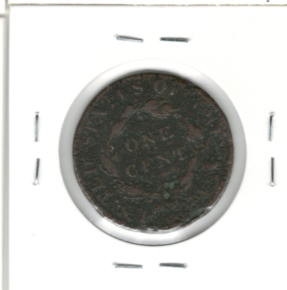 United States: 1820 1 Cent Small Date Very Pitted