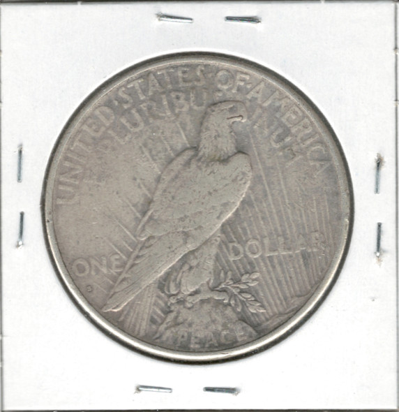 United States: 1927S Peace Dollar VF30 Discoloured